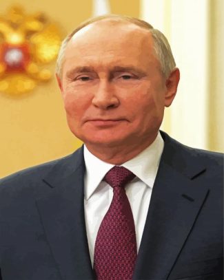 The Russian President Vladimir Putin diamond painting