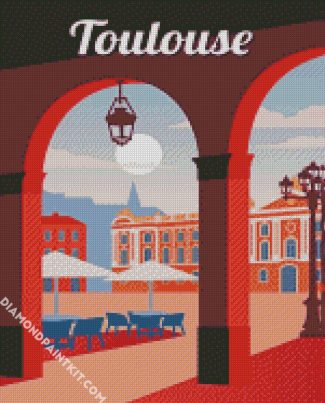 Toulouse France diamond painting