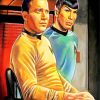 Trek Spock And James T-Kirk Star Trek Illustration diamond painting