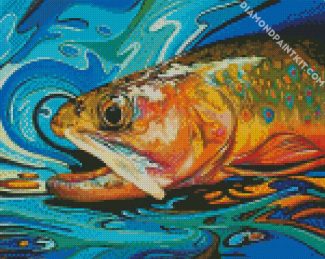 Trout Fish diamond painting