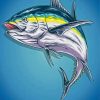 Tuna Fish Illustration diamond painting