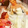 Vintage Bride On Her Wedding diamond painting