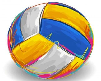 Volleyball Ball diamond painting