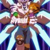 Weregarurumon Anime Illustration Digimon diamond painting