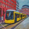 Yellow Tram Art diamond painting