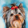 Yorkie Puppy Art diamond painting
