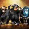 3 Monkeys Diamond painting