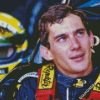 Ayrton Senna diamond painting