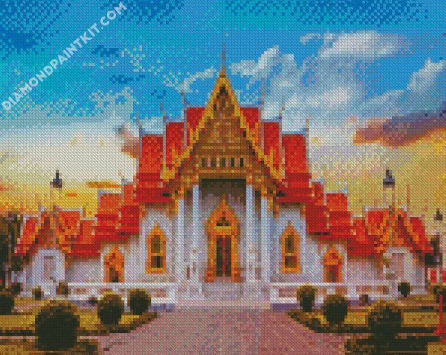 Bangkok Temple Thailand diamond painting