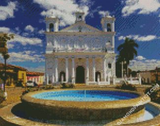 Iglesia Santa Lucia Suchitoto El salvador diamond painting