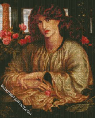 La Donna Della Finestra Rossetti diamond painting