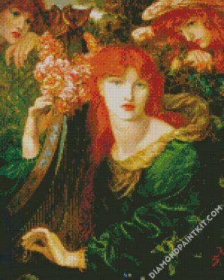 La Ghirlandata By Rossetti diamond painting