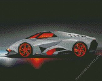 Lamborghini Egoista Car diamond painting