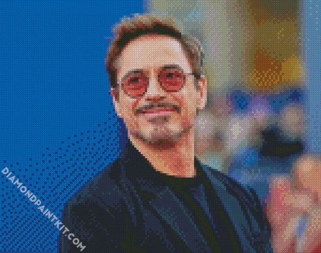 Marvel Star Robert Downey Jr diamond painting