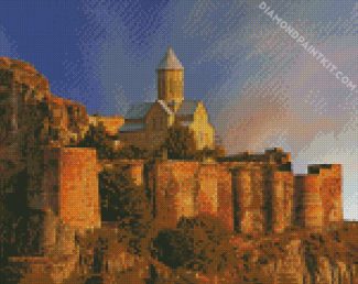 Narikala Castle Tbilisi diamond painting