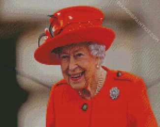 Queen Elizabeth diamond painting