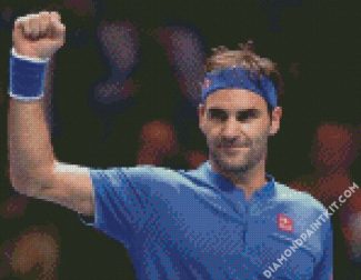 Roger Federer Tennis Player diamond painting