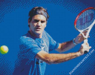 Roger Federer Tennis Player Sport diamond painting