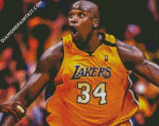 Shaquille O Neal diamond painting