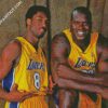 Shanquille O Neal And Kobe Bryant diamond painting