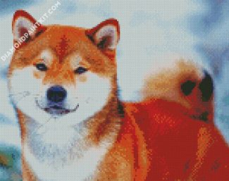 Shiba Inu Puppy diamond painting
