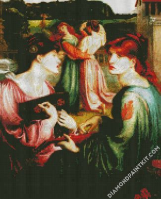 The Bower Meadow Rossetti diamond painting