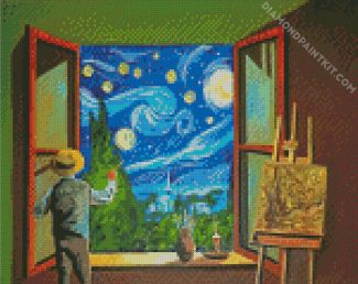 The Starry Night Van Gogh diamond painting