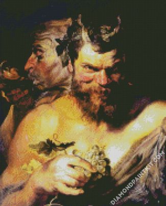 Two Satyrs By Rubens diamond painting