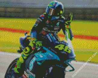 Valentino Rossi Motocross diamond painting