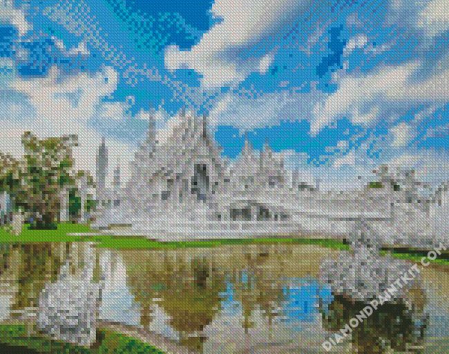 Wat Rong Khun White Temple Thailand diamond painting