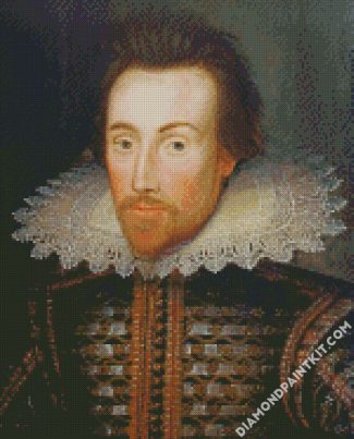 William Shakespeare diamond painting
