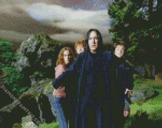 Aesthetic Professor Severus Snape diamond painting