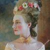 Aesthetic Rococo Lady diamond painting