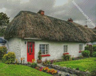 Aesthetic Thatched diamond painting