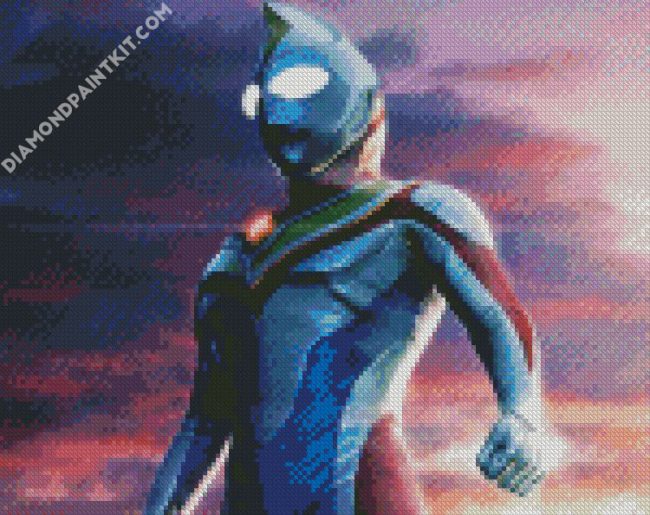 Aesthetic Ultraman diamond painting
