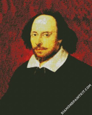 Aesthetic William Shakespeare diamond painting