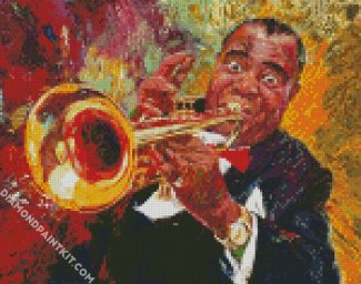 Aesthetic Trumpet Player diamond painting