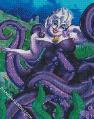 Aesthetic Ursula Disney diamond painting