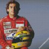 Ayrton Senna And His Helmet diamond painting