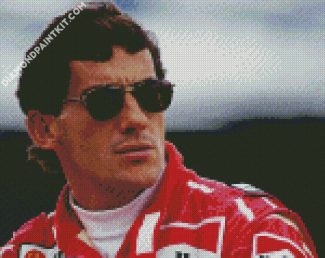 Cool Ayrton Senna diamond painting