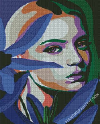 Cubism Young Lady diamond painting
