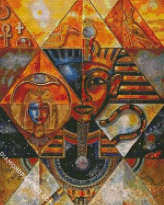 Egyptian Tutanchamun diamond painting