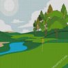 Golf Landscape diamond painting