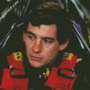 Racing Driver Ayrton Senna diamond painting