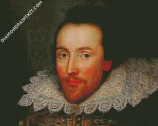 The English Playwright William Shakespeare diamond painting