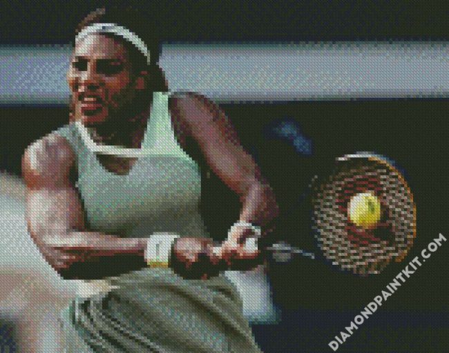The Tennis Player Serena Williams diamond painting