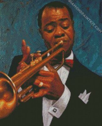Trumpet Musician Player diamond painting