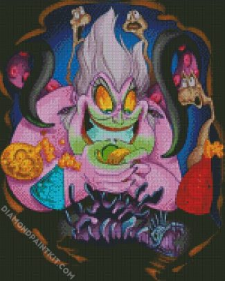 Ursula Disney Villain diamond painting