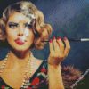 Woman Smoking diamond painting