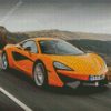 Yellow Sport Car diamond painting